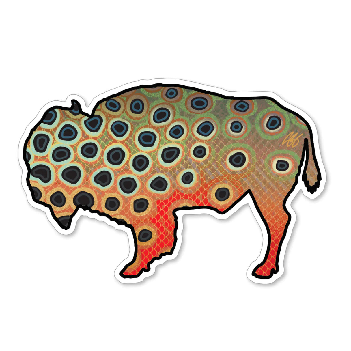 Underwood Bison - Cutty Sticker