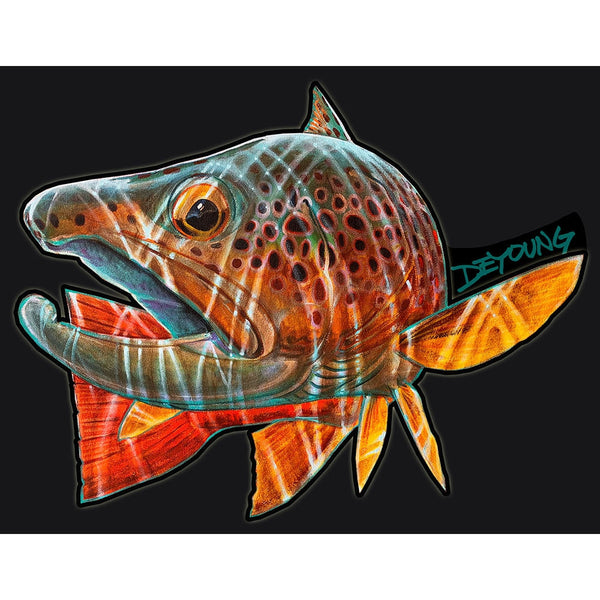 DeYoung DeYoung Brown Pursuit Cutout - Decal.