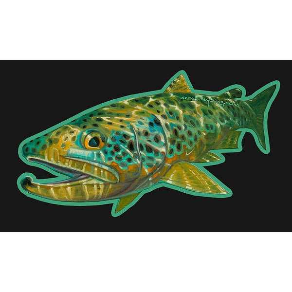 DeYoung DeYoung Brown Cruising Cutout - Decal.