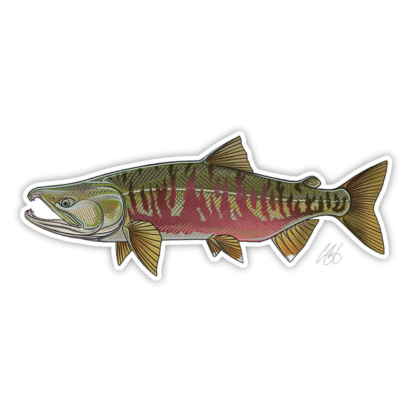 Casey Underwood Underwood Chum Salmon Sticker.