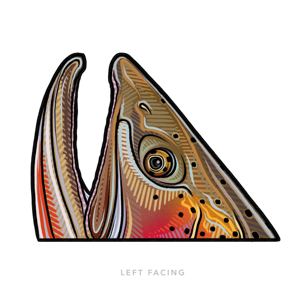 Casey Underwood Underwood Cutty Rise (Left) Sticker.