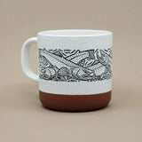 Underwood Feeding Frenzy Mug - White - 13oz