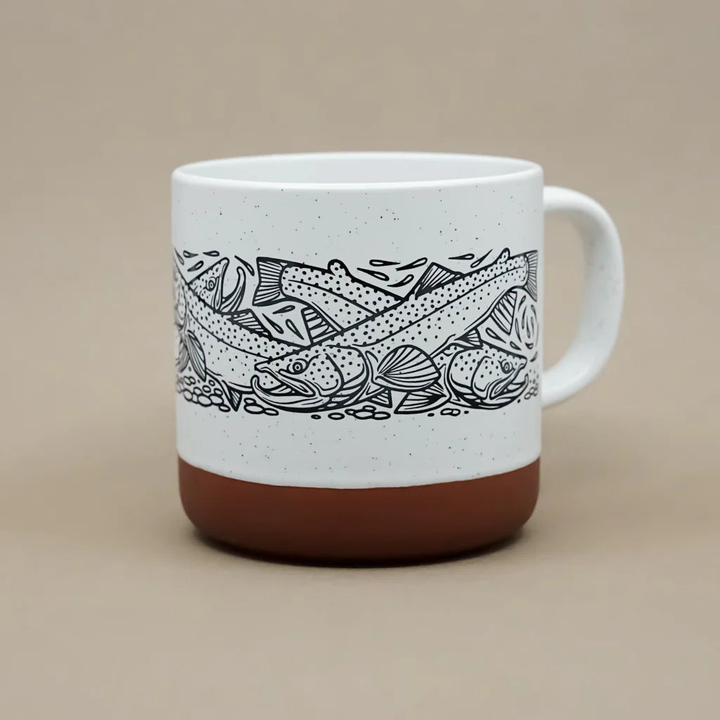 Underwood Feeding Frenzy Mug - White - 13oz