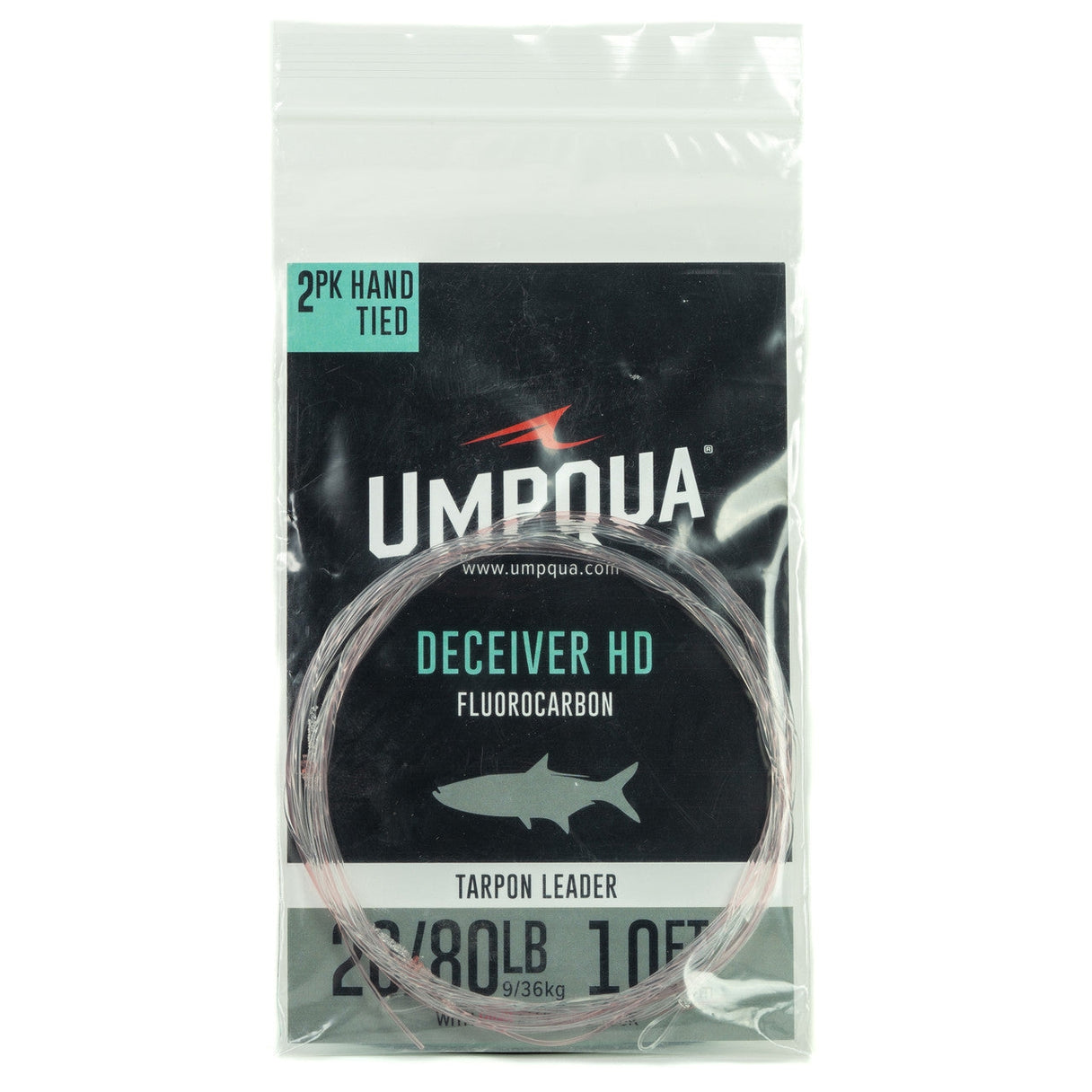 Umpqua Deceiver HD Tarpon Leader Pink Fluorocarbon Shock 10'