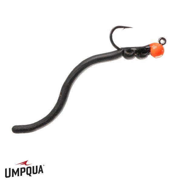 Umpqua Beck's Egg Sucking Squirmy Leech - Black/Orange.