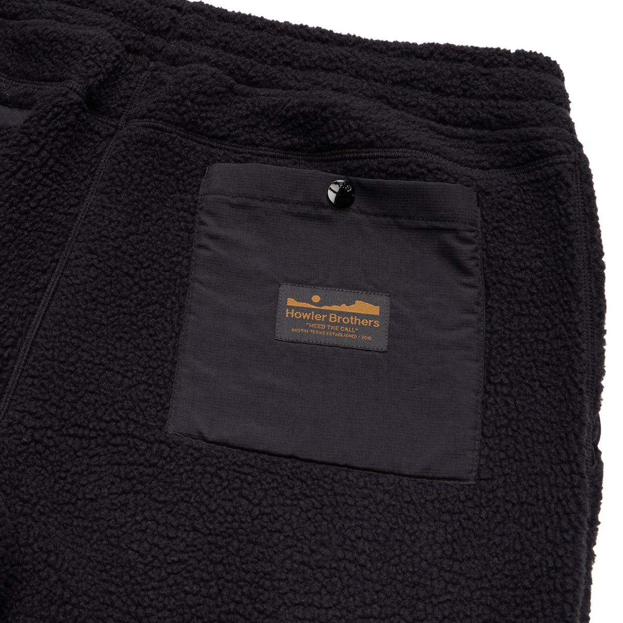 Howler Brothers Howler Brothers Pelusa Fleece Pants - True Black.