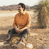 Howler Brothers Howler Brothers H Bar B Tech Longsleeve - Kent Plaid : Foliage.