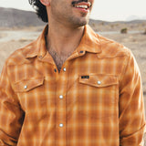 Howler Brothers Howler Brothers H Bar B Tech Longsleeve - Kent Plaid : Foliage.