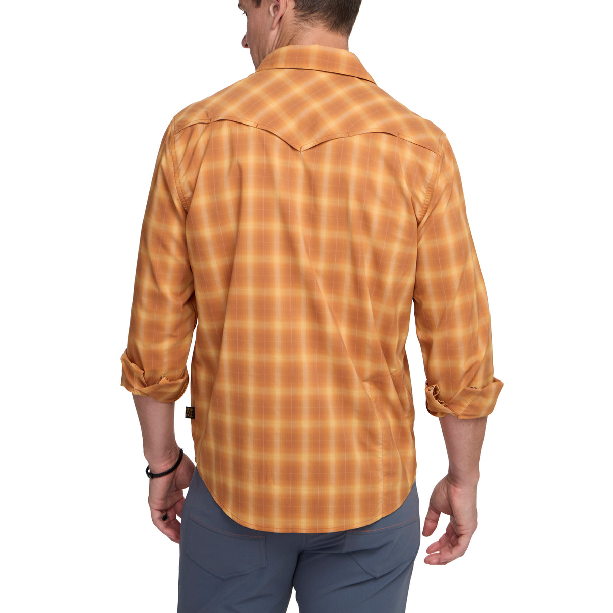 Howler Brothers Howler Brothers H Bar B Tech Longsleeve - Kent Plaid : Foliage.