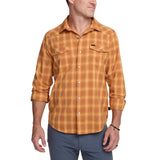 Howler Brothers Howler Brothers H Bar B Tech Longsleeve - Kent Plaid : Foliage.
