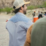 Howler Brothers Howler Brothers H Bar B Tech Longsleeve - Wild Rag : Blue Mirage.