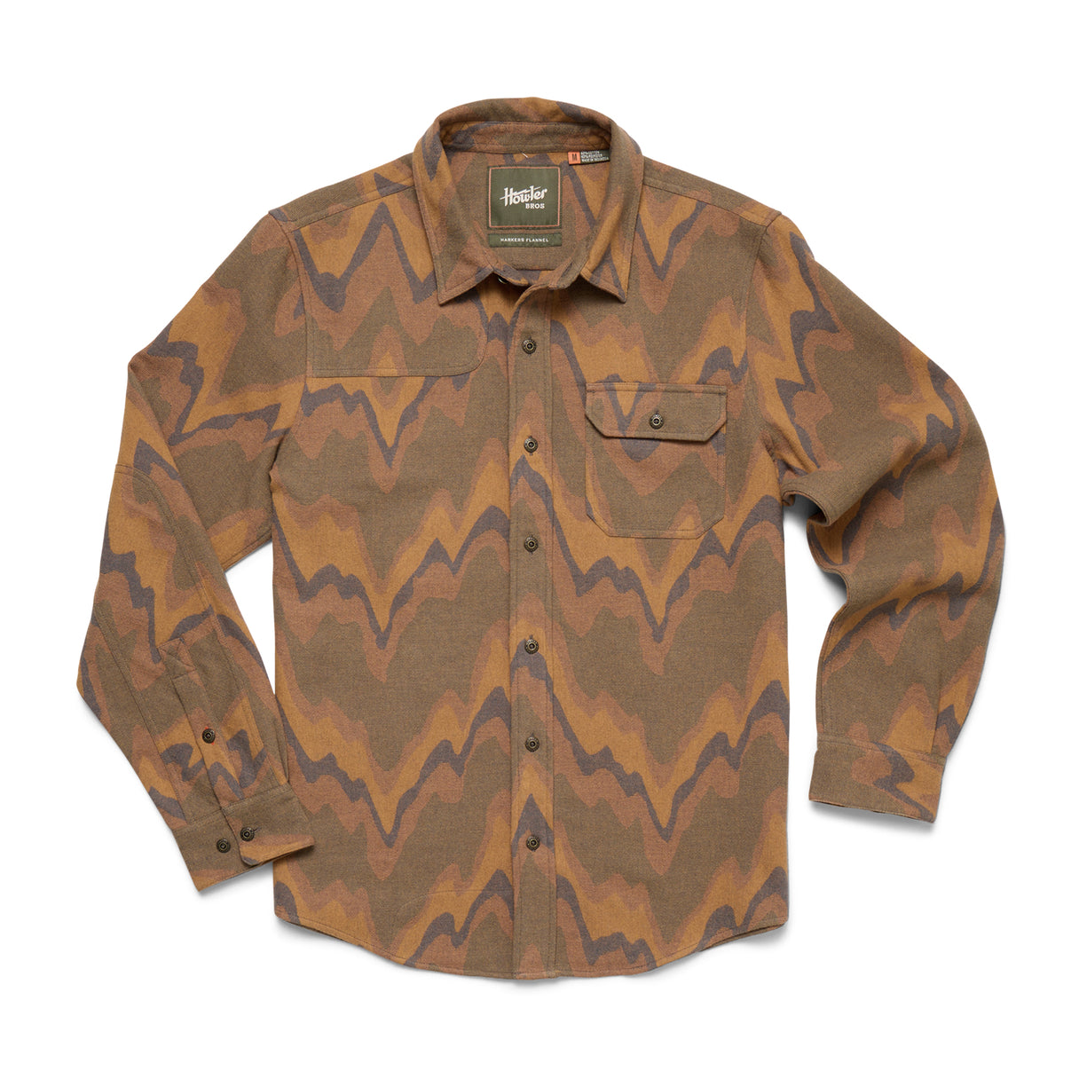 Howler Brothers Howler Brothers Harker's Flannel - Sediment Jacquard : Camel.