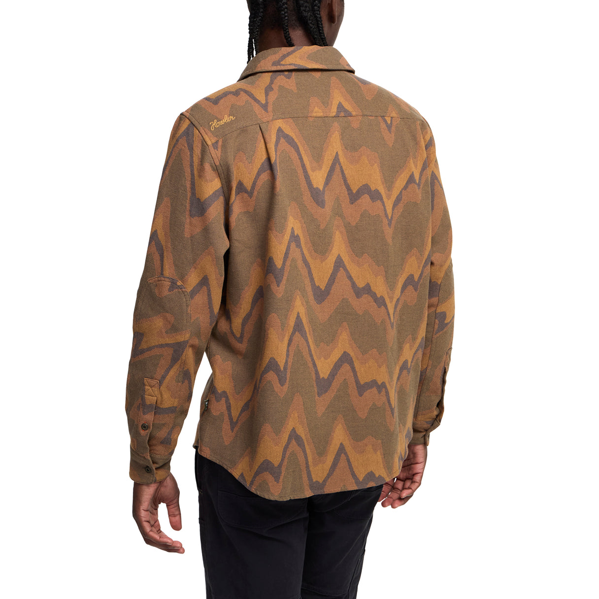 Howler Brothers Howler Brothers Harker's Flannel - Sediment Jacquard : Camel.