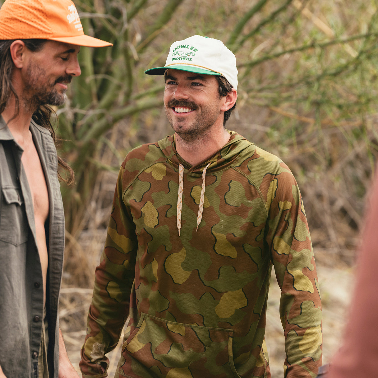 Howler Brothers Howler Brothers Loggerhead Hoodie - Mimetico : Fatigue.