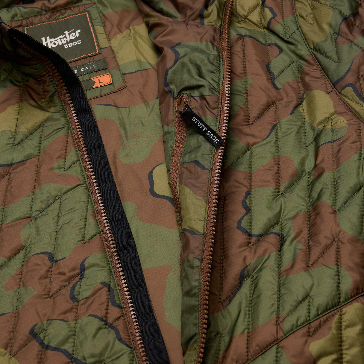 Howler Brothers Howler Brothers Voltage Quilted Jacket - Mimetico : Fatigue.