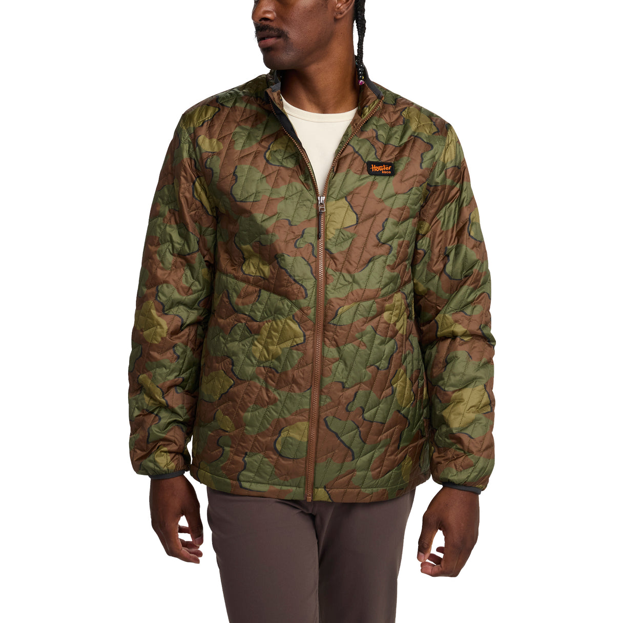 Howler Brothers Howler Brothers Voltage Quilted Jacket - Mimetico : Fatigue.