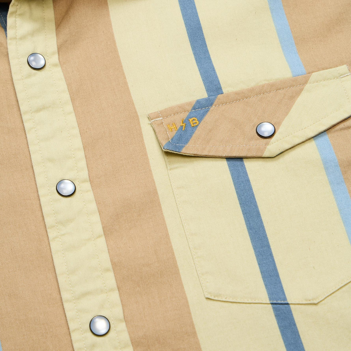 Howler Brothers High Rider Shirt - Driver Stripe : Terra