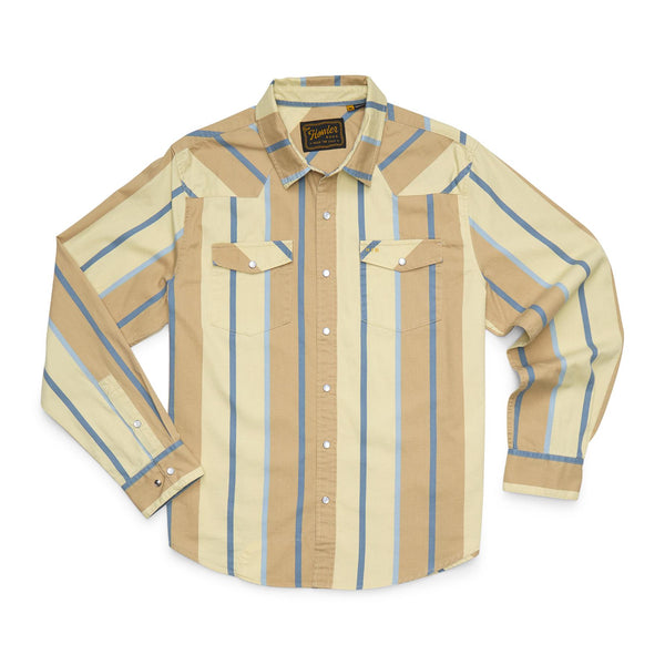 Howler Brothers High Rider Shirt - Driver Stripe : Terra