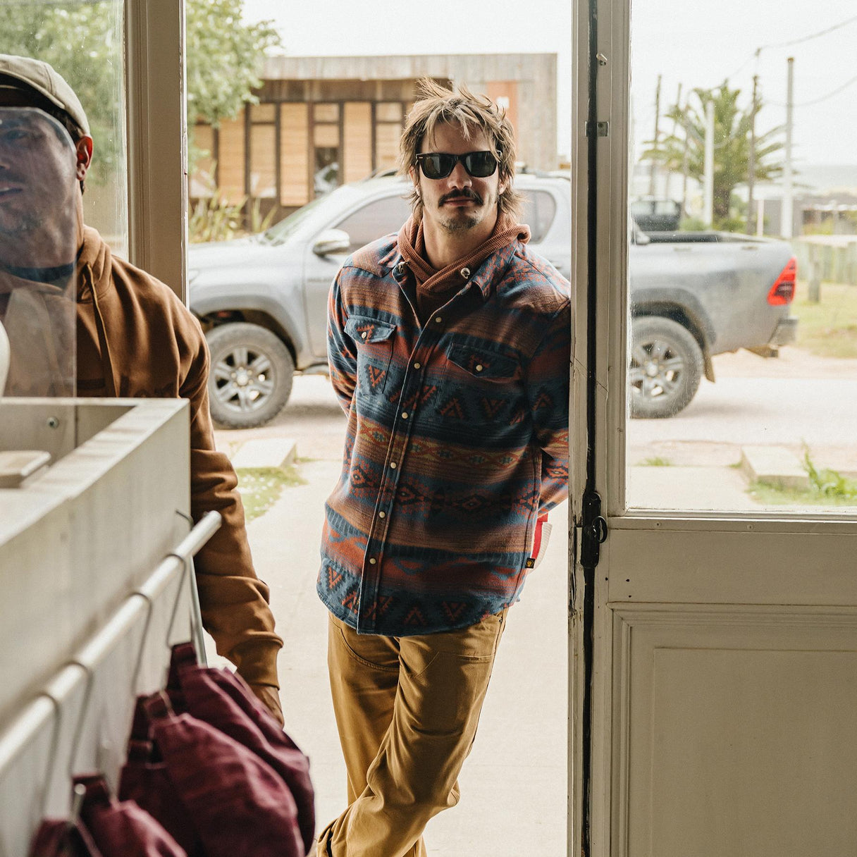 Howler Brothers Sheridan Flannel - Canyon Codes : Skyfall