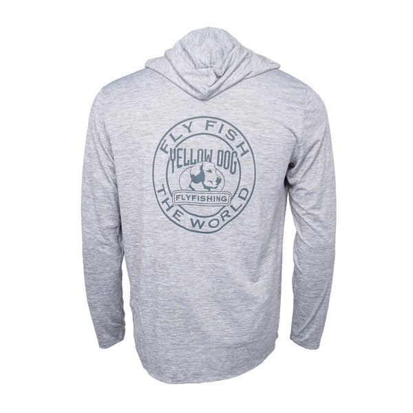 Patagonia M's Cap Cool Daily Hoody - Feather Grey - YD Logo