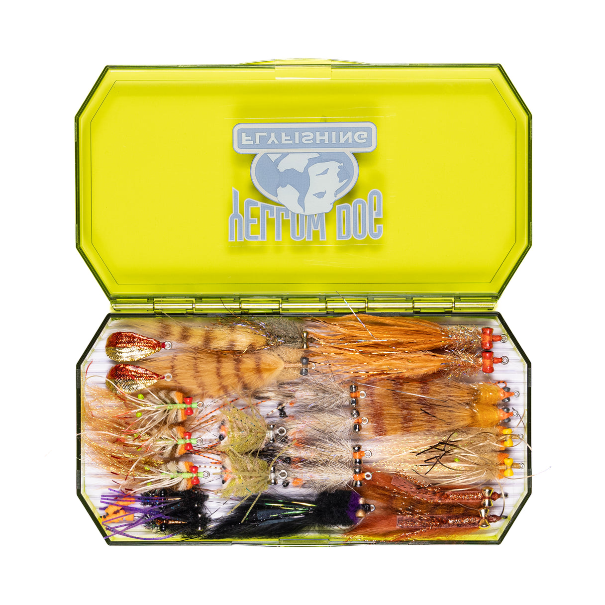 Yellow Dog Flyfishing Flood Tide Redfish Fly Assortment.