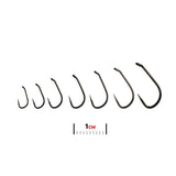 Fulling Mill Tactical Shorty Non Reflective Black Barbless Hook