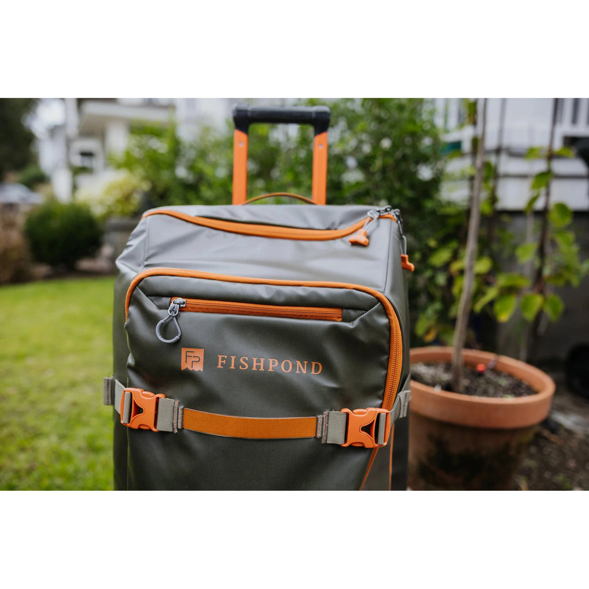 Fishpond Stormshadow Large Rolling Duffel - Yellow Dog Logo