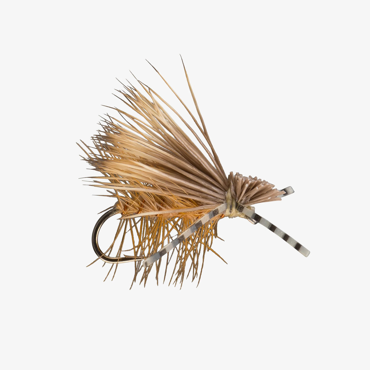 Tan Elk Hair Caddis Rubber Leg - Size 14