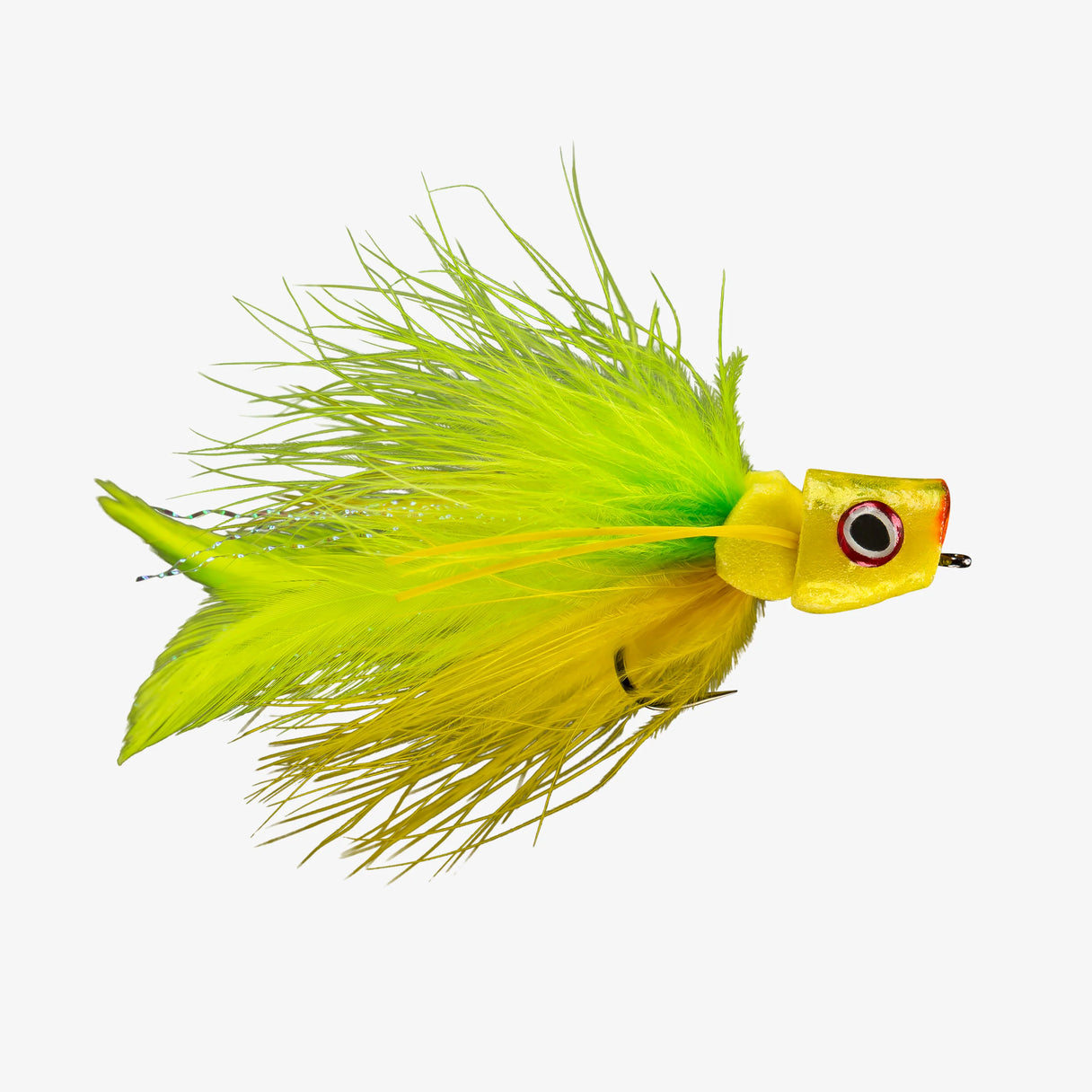 Rio Flies PTO Popper (6 Pack) 2 / Chartreuse/Yellow