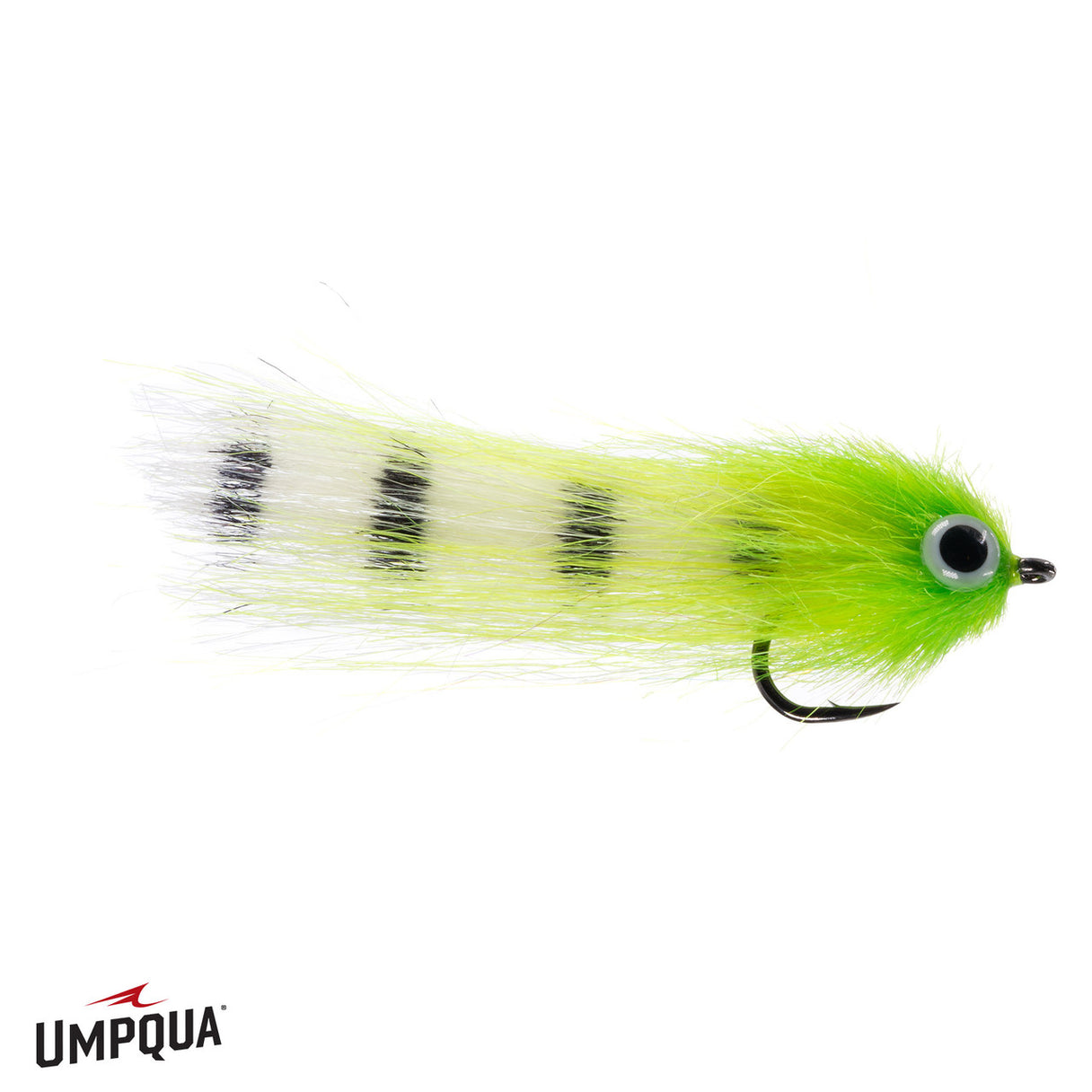 Umpqua Fry Candy - Chartreuse/White - Size 2.