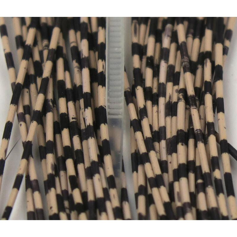 Hareline Grizzly Barred Rubber Legs - Medium