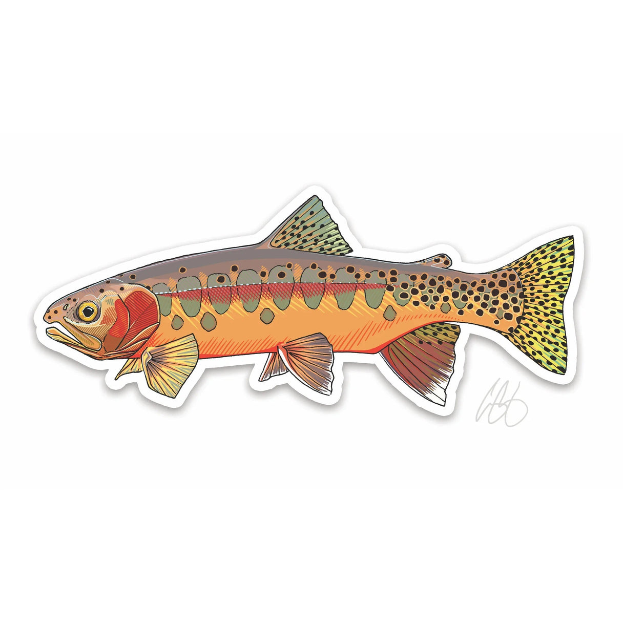 Underwood Golden Trout Decal