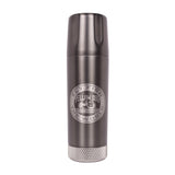 High Camp Torch Flask 9oz - Gunmetal - YD Logo