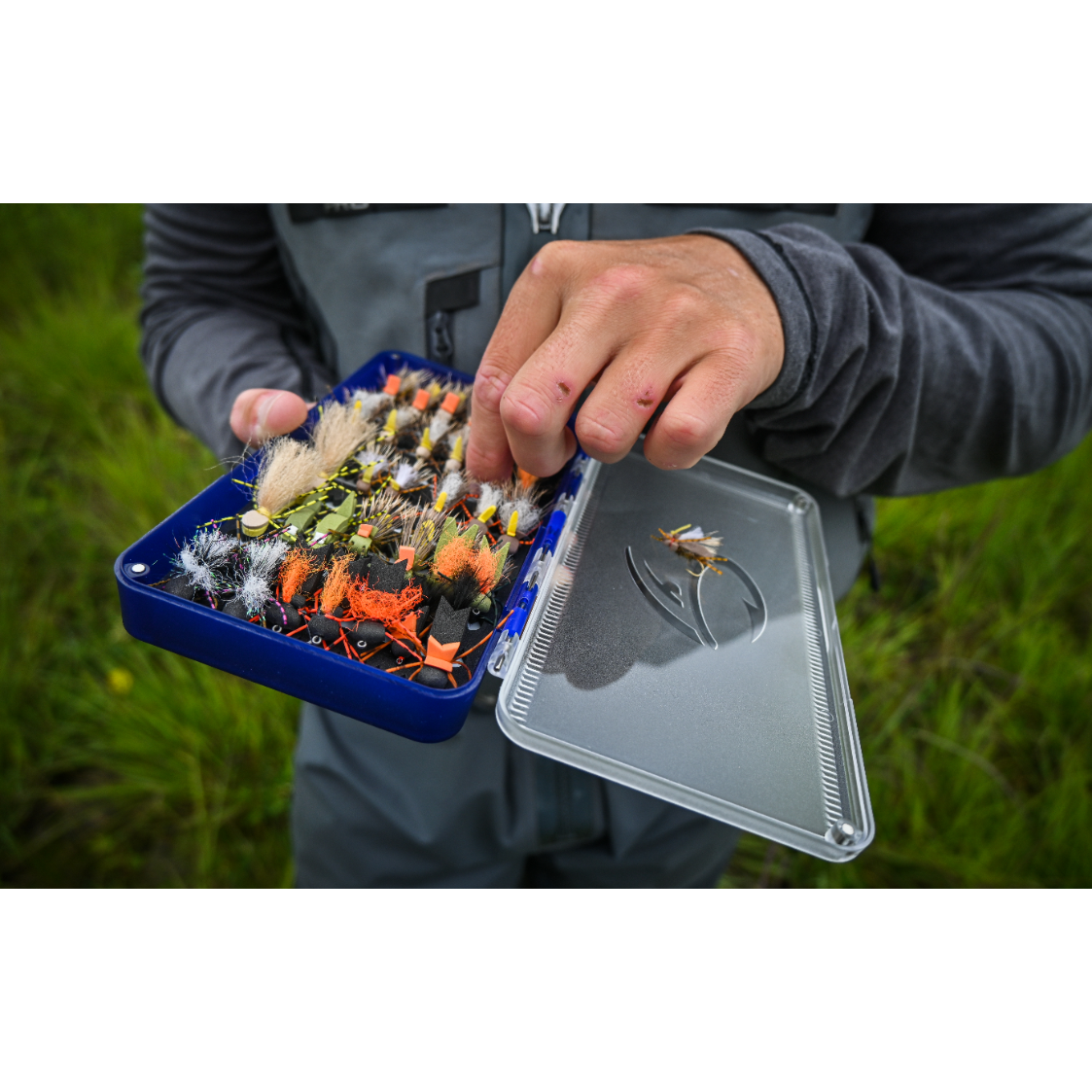 Fulling Mill Hopper Box - Blue