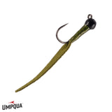Umpqua Jigged Leather Leech - Olive - Size 10.