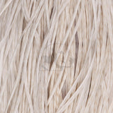 Close-up of Whiting Farms Rooster 1/2 saddle feathers in light dun showing long, supple hackle with dense barbs