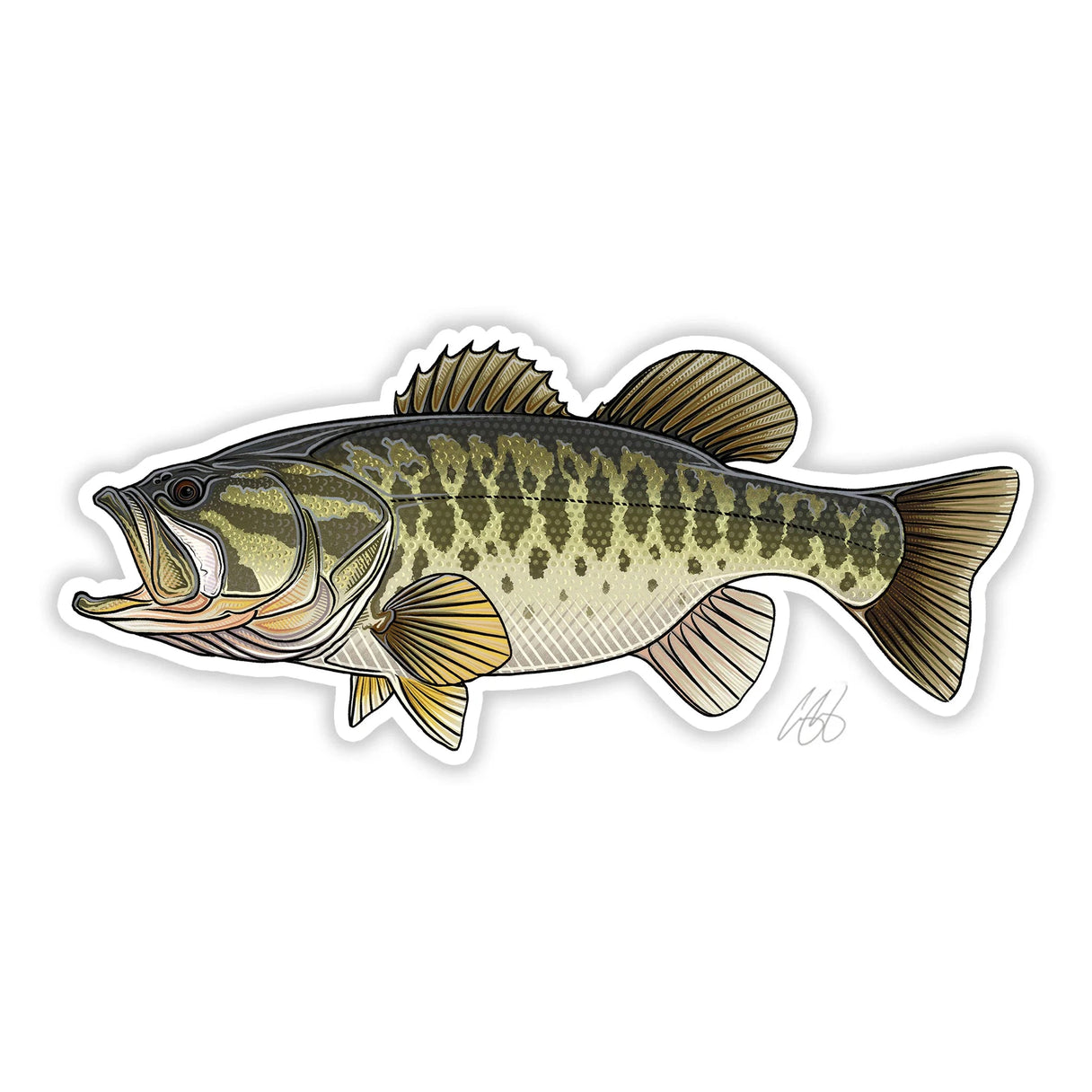 Underwood Largemouth Bass Sticker
