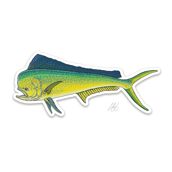 Casey Underwood Underwood Mahi Mahi Sticker.