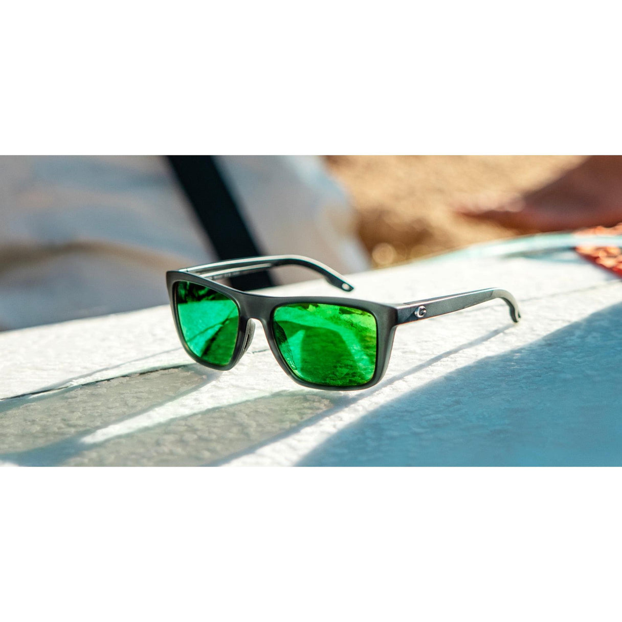 Costa MAINSAIL Sunglasses - Matte Black/Blue Mirror 580G