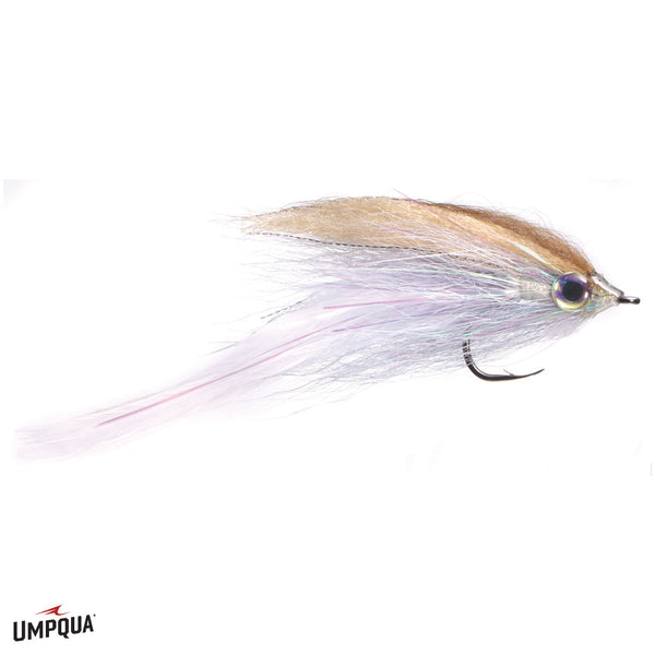 Umpqua Major Mullet - Brown/Tan/Gray - Size 3/0.