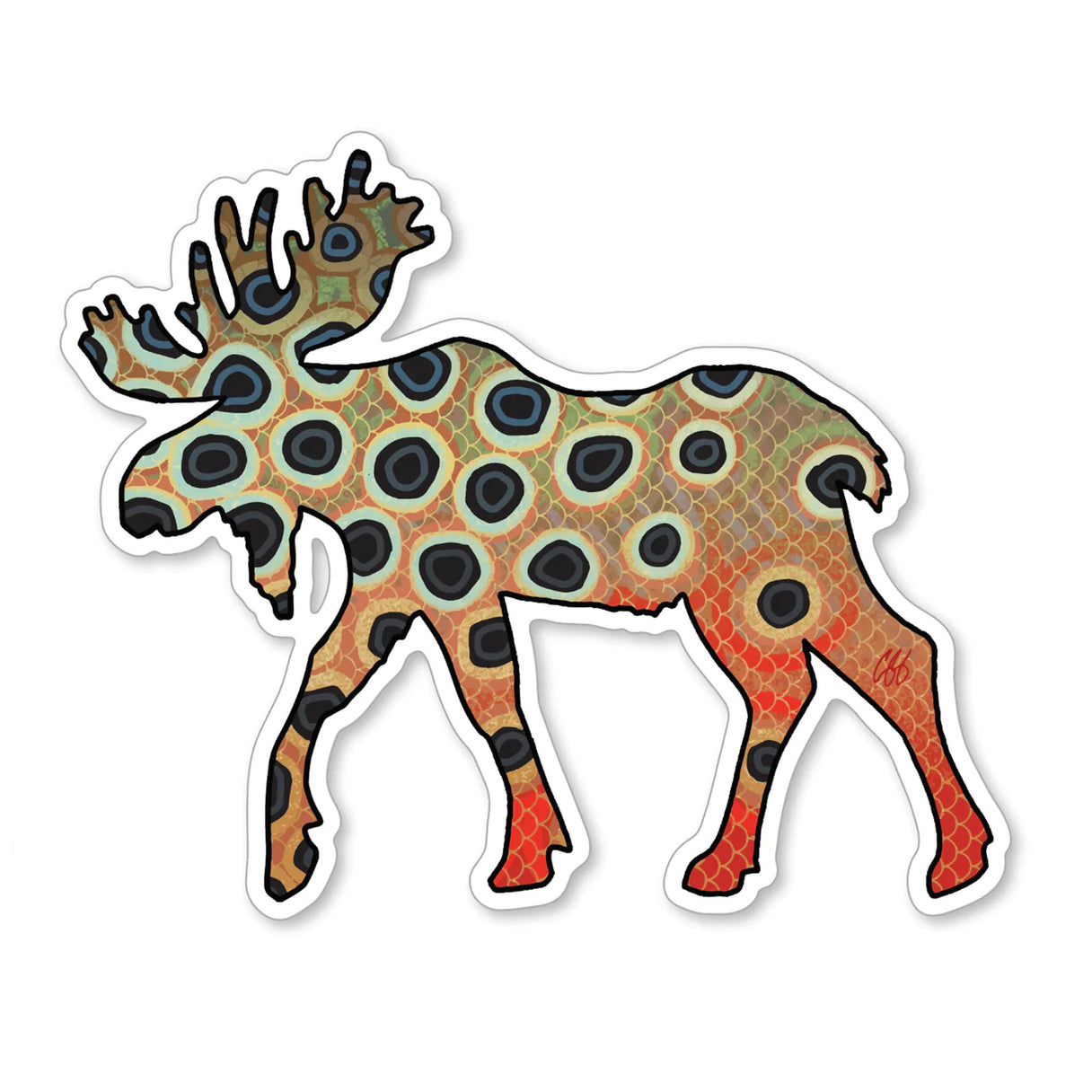 Underwood Moose - Cutty Sticker