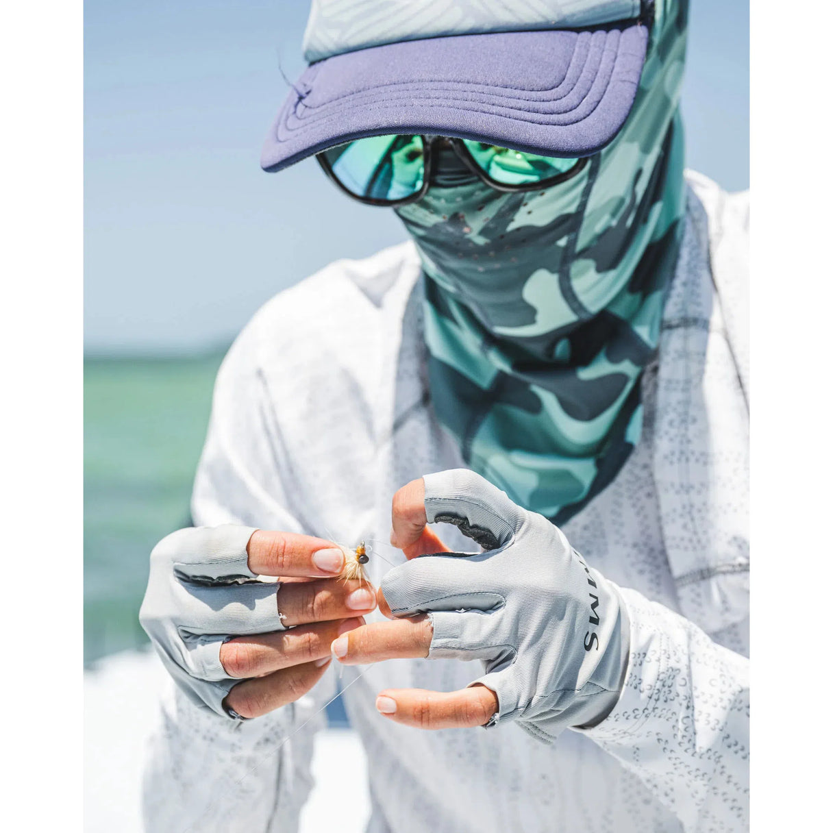 Simms SolarFlex Half-Finger SunGlove