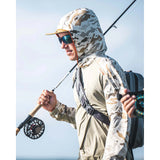 Simms Men's Bugstopper SolarFlex Hoody - Ghost Camo Stone/Stone