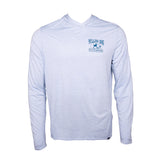 Patagonia Men's Capilene Cool Daily Hoody - YD Logo - Fleck Blue