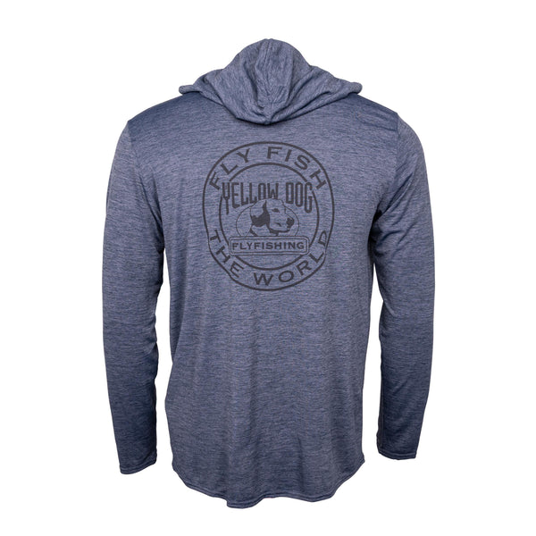 Patagonia M's Cap Cool Daily Hoody - Smolder Blue - YD Logo