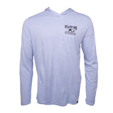 Patagonia Men's Capilene Cool Daily Hoody - YD Logo - Fleck Blue