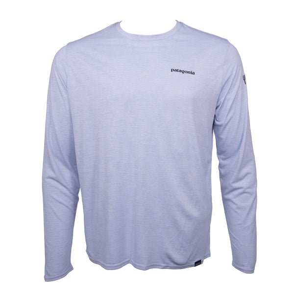 Patagonia Men's Capilene Cool Daily Graphic Shirt - YD Logo - Fleck Blue