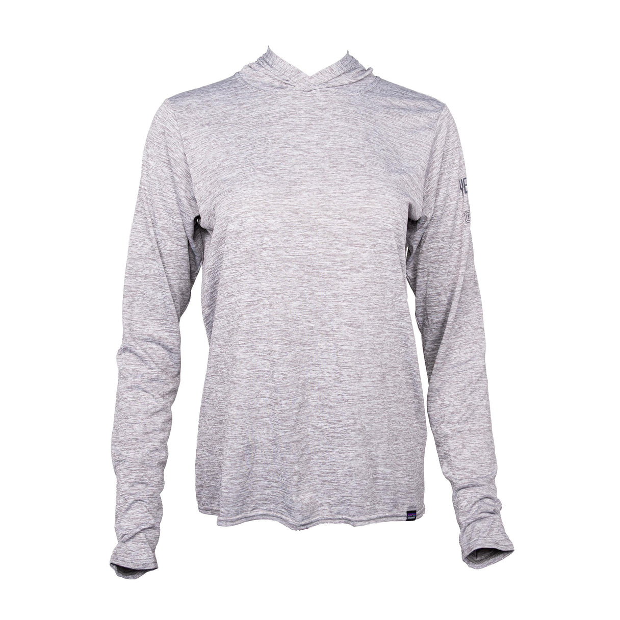 Patagonia W's Cap Cool Daily Hoody - Feather Grey - YD Logo