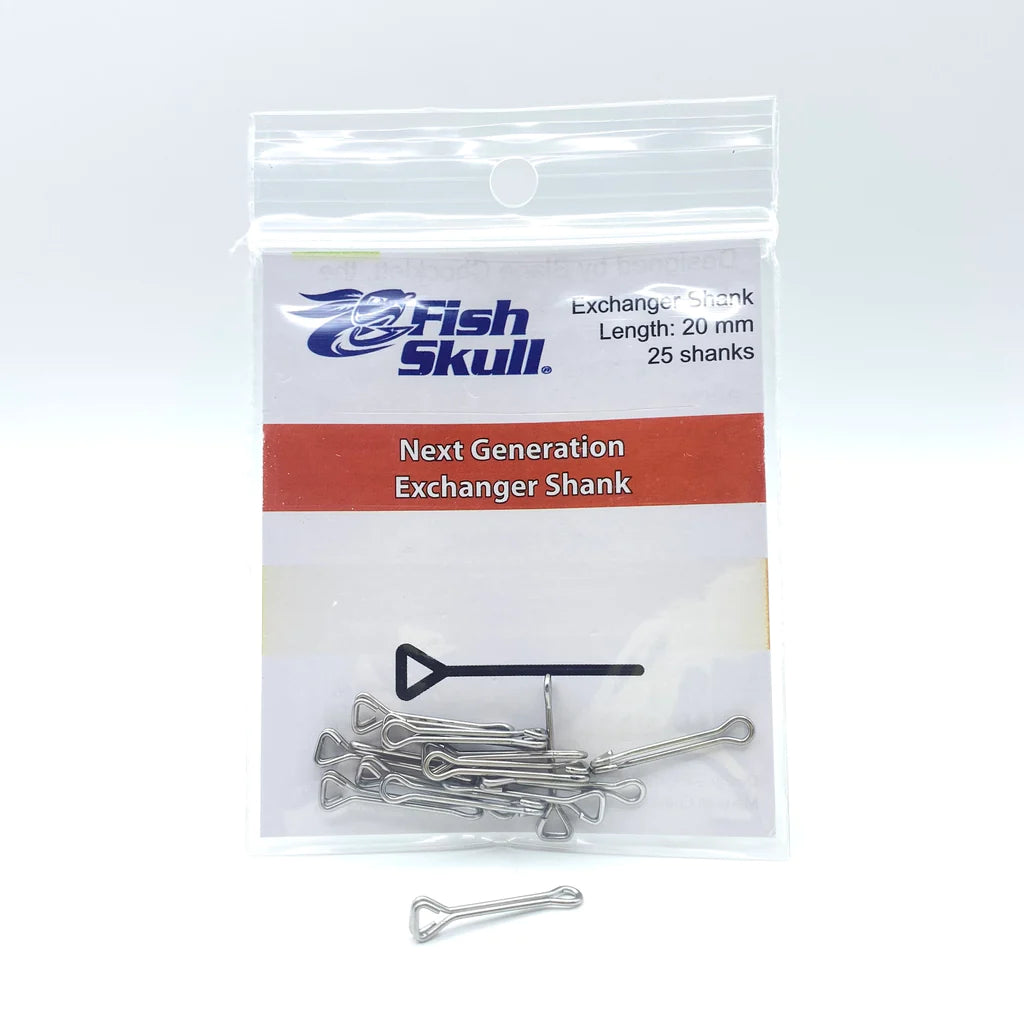 Fish-Skull Exchanger Shank 20mm 25-Pack