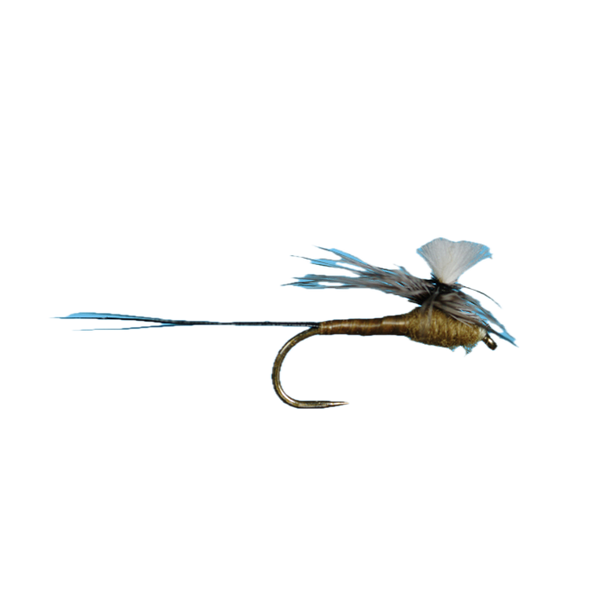 Solitude Green Drake CDC Parachute Spinner - Size 12.